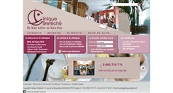 Desktop Screenshot of clinique-breteche.fr